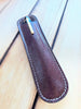 Pen Boutique Yak Leather Single Pen Sleeve - Brown Glitter - Pen Boutique Ltd
