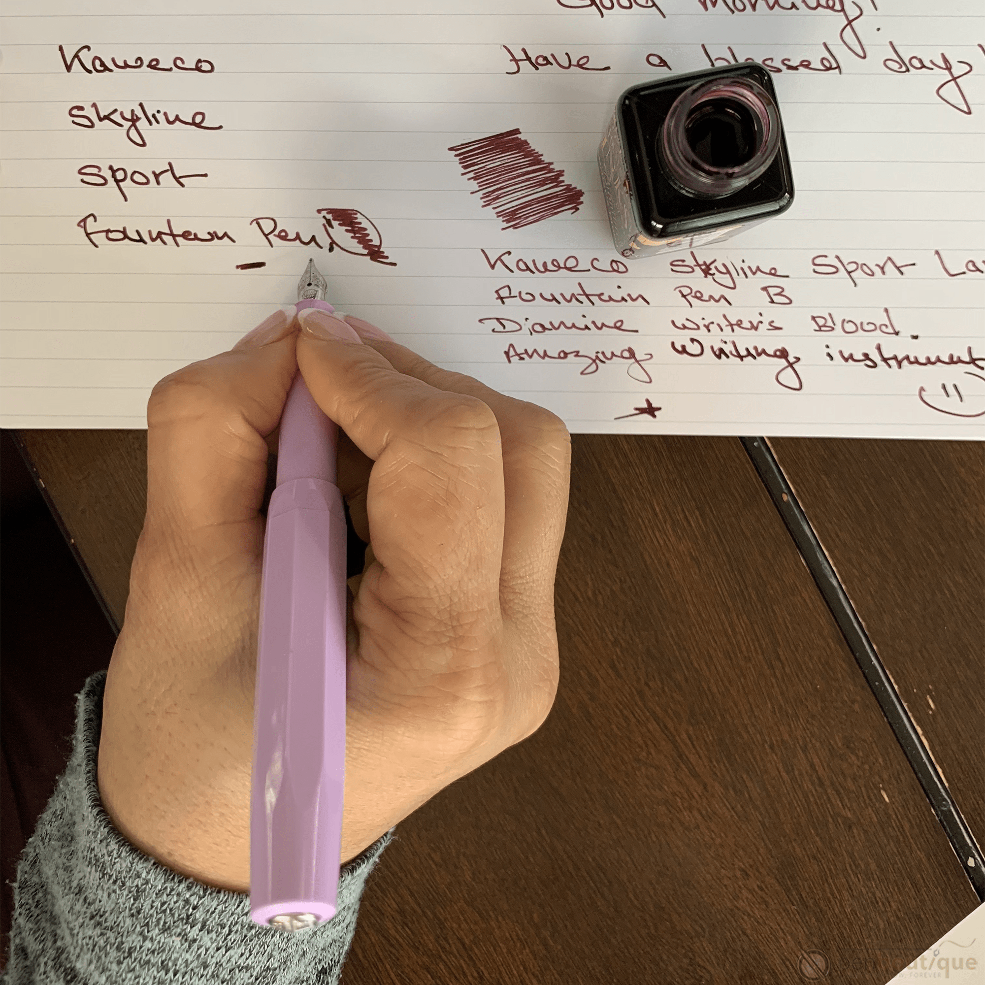 Kaweco Skyline Sport Fountain Pen - Lavender - Pen Boutique Ltd