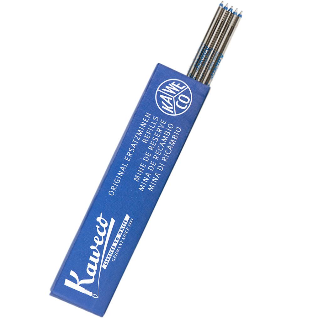 Kaweco Mini Soul D1 Ballpoint Refill - Broad - Blue - 5 pcs - Pen Boutique Ltd