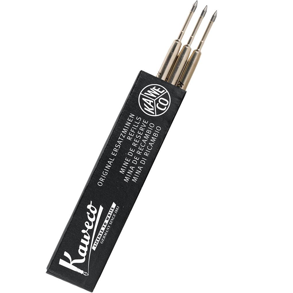 Kaweco Soul G2 Ballpoint Refill - Medium - Black - 3 pcs - Pen Boutique Ltd