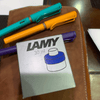 Lamy 30ml Ink Bottle - Blue - Pen Boutique Ltd