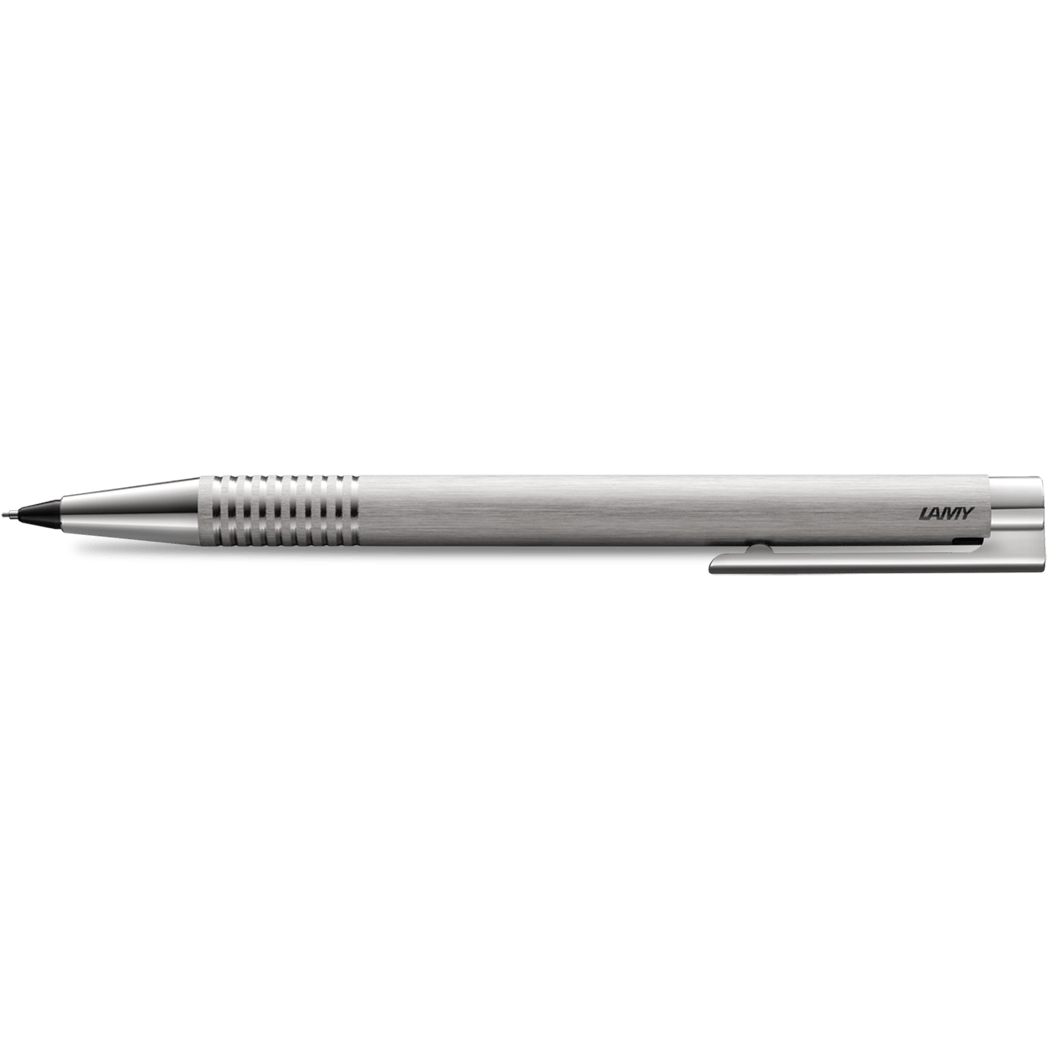 Lamy Logo Mechanical Pencil - Brushed Stainless Steel - 0.5mm - Pen Boutique Ltd