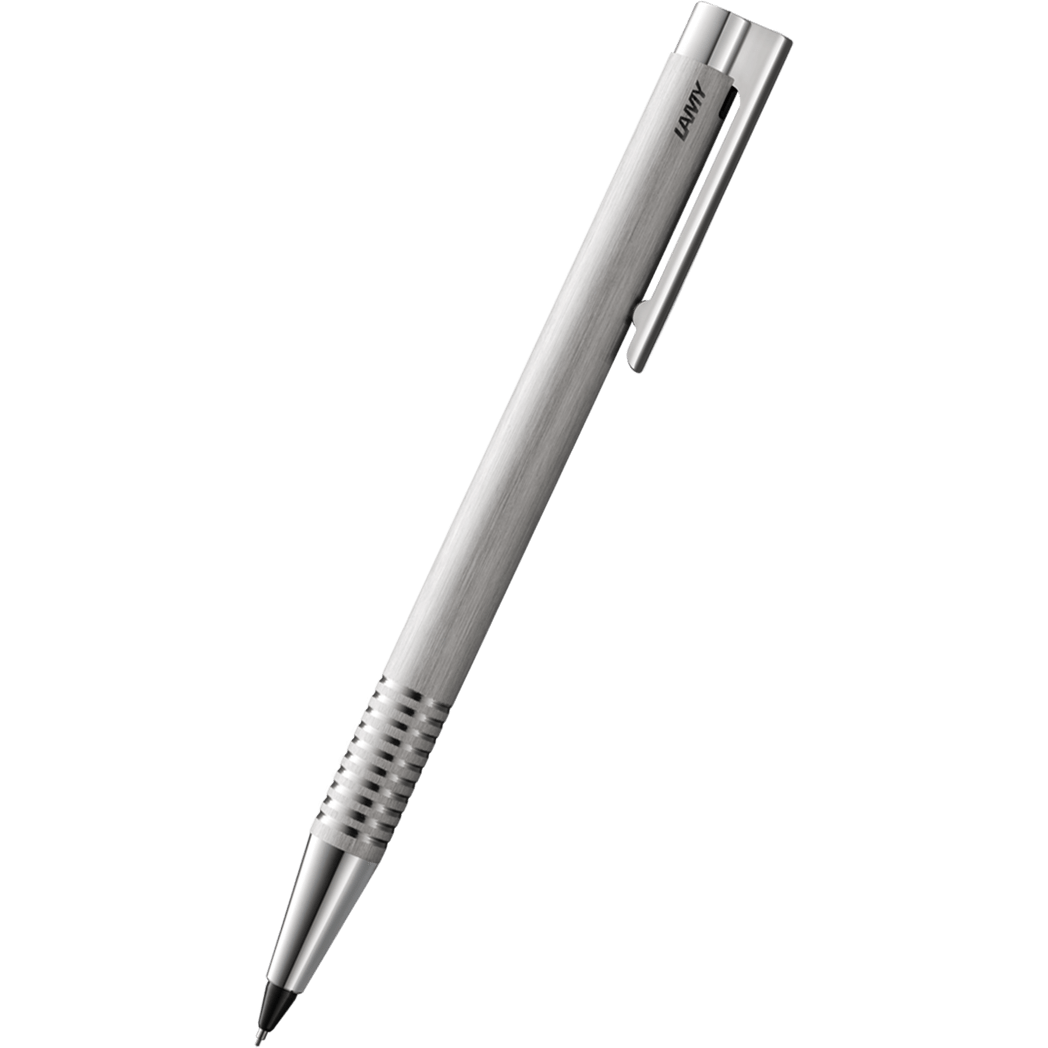 Lamy Logo Mechanical Pencil - Brushed Stainless Steel - 0.5mm - Pen Boutique Ltd