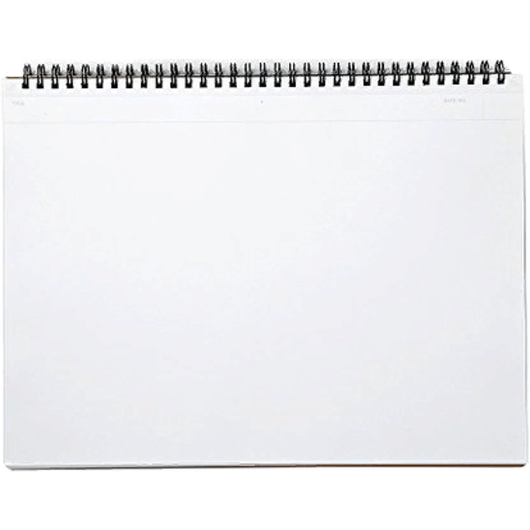 Maruman Mnemosyne Notebook - Black - Blank - A4 - Pen Boutique Ltd