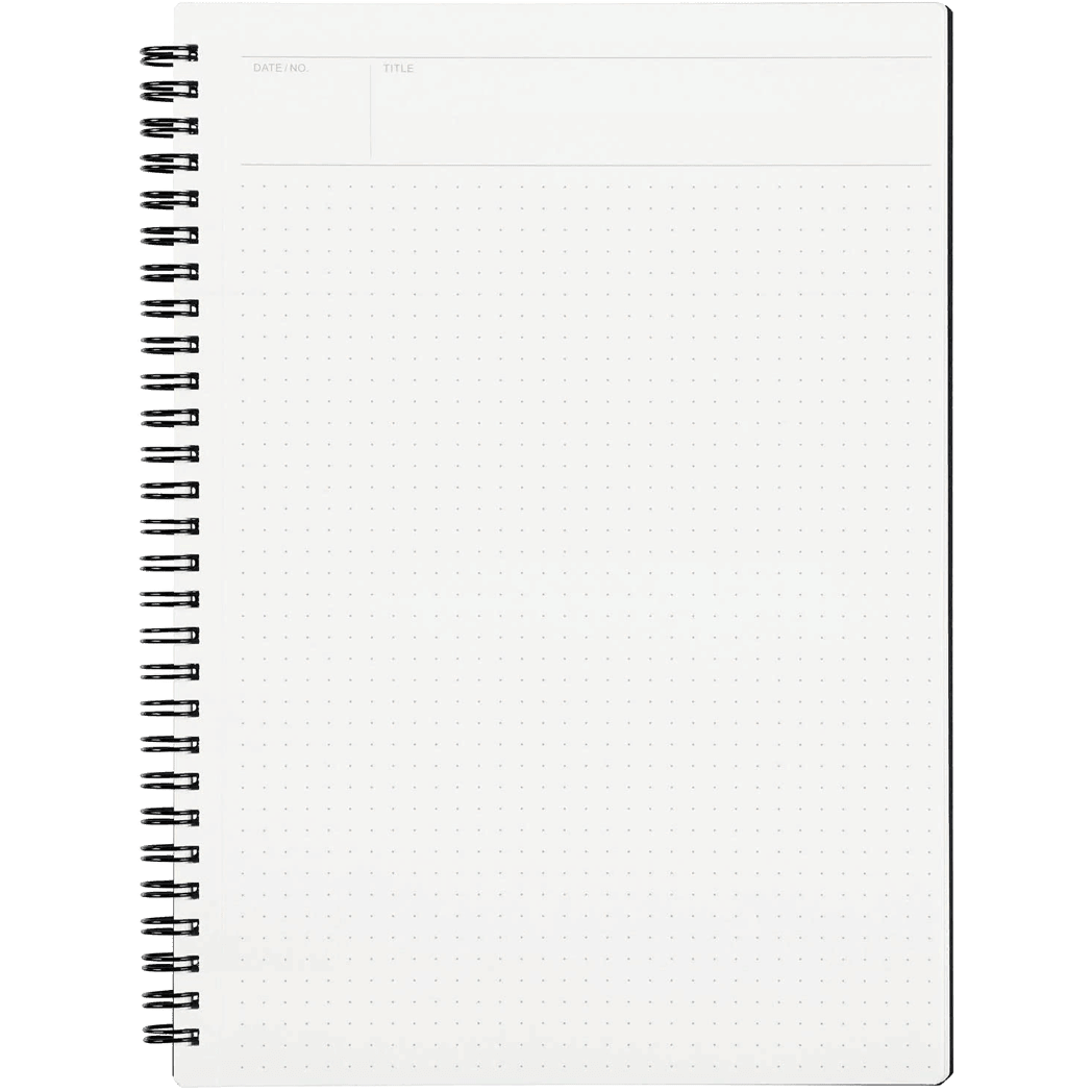 Maruman Mnemosyne Notebooks - Black - Dot - B5 - Pen Boutique Ltd
