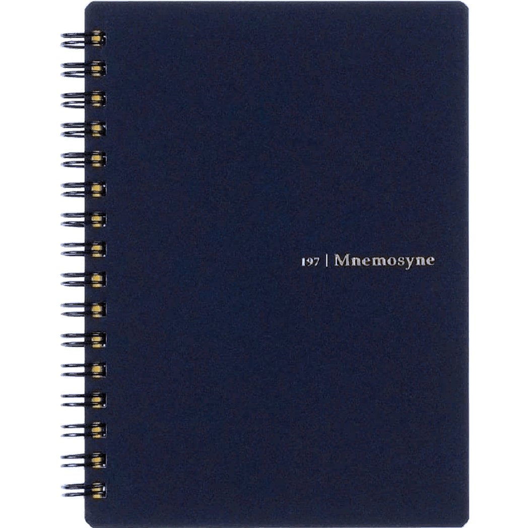 Maruman Mnemosyne Notebooks - Black - Lined - A6 - Pen Boutique Ltd