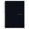 Maruman Mnemosyne Notebooks - Black - Lined - B5 - Pen Boutique Ltd