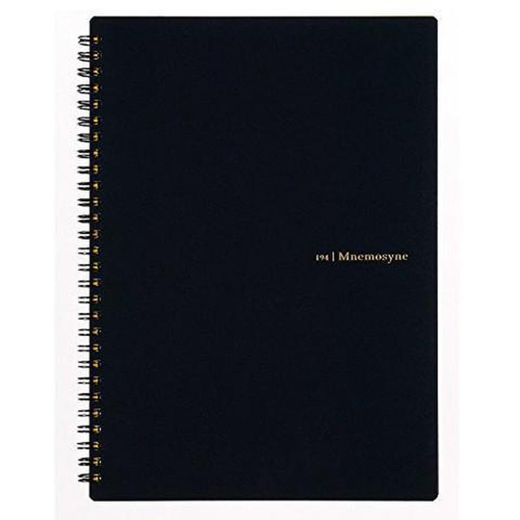 Maruman Mnemosyne Notebooks - Black - Lined - B5 - Pen Boutique Ltd