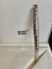 Montblanc 163 Solitaire Rollerball Pen - Platinum plated Facet-Pen Boutique Ltd