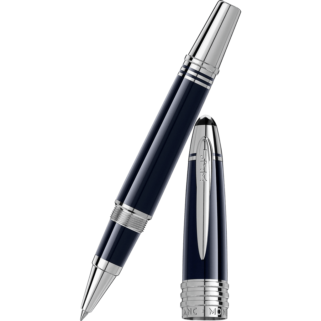 Montblanc Great Characters Rollerball Pen - Special Edition - John F. Kennedy - Dark Blue - Pen Boutique Ltd