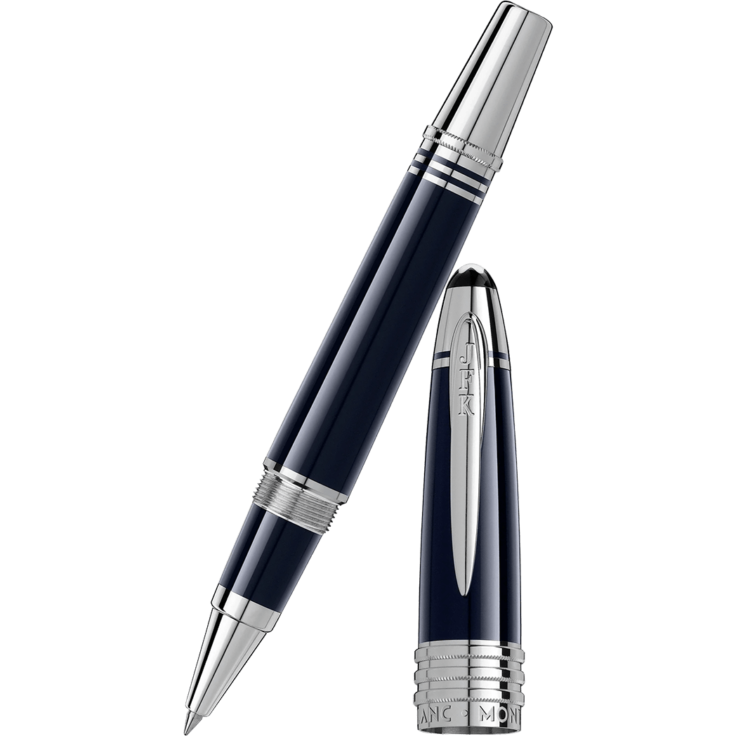 Montblanc Great Characters Rollerball Pen - Special Edition - John F. Kennedy - Dark Blue - Pen Boutique Ltd