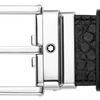 Montblanc Leather Belt - Black - Pen Boutique Ltd