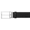 Montblanc Leather Belt - Black - Pen Boutique Ltd