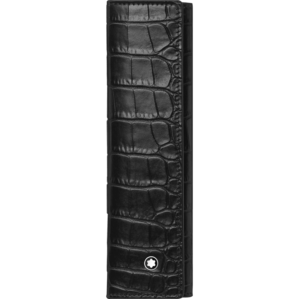 Montblanc Meisterstuck Selection Pen Pouch - Black - Pen Boutique Ltd