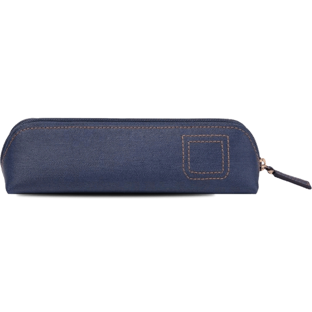 Montblanc Meisterstuck Selection Pen Pouch - Blue Denim - Pen Boutique Ltd