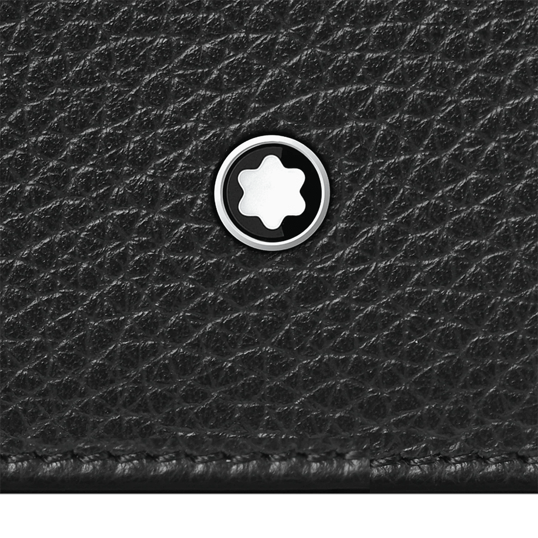 Montblanc Meisterstuck Wallet - Soft Grain Black (6CC)-Pen Boutique Ltd
