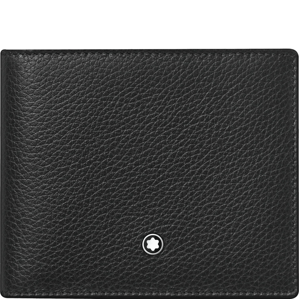 Montblanc Meisterstuck Wallet - Soft Grain Black (6CC)-Pen Boutique Ltd