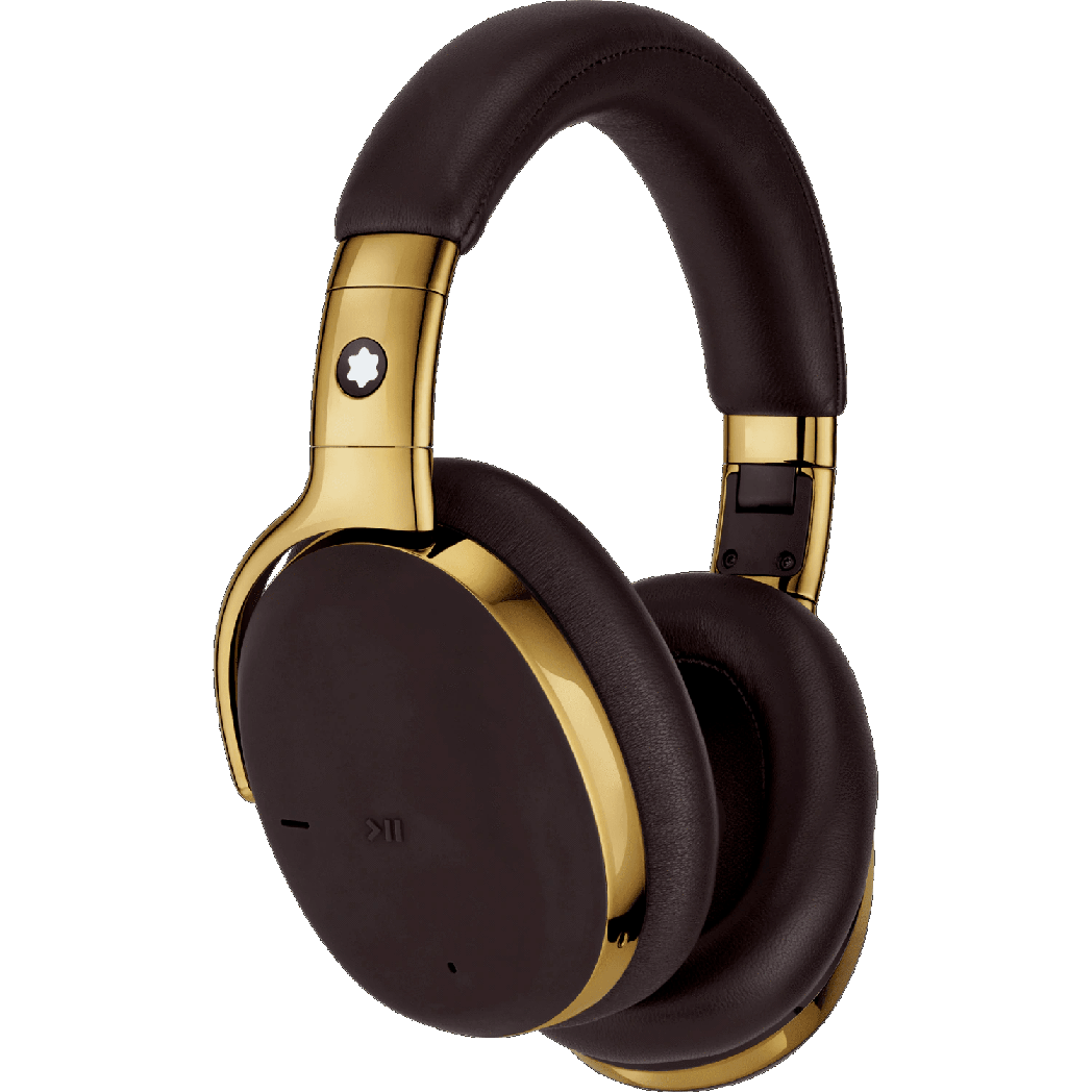 Montblanc Over-Ear Headphones - MB 01 Smart Travel - Brown-Pen Boutique Ltd