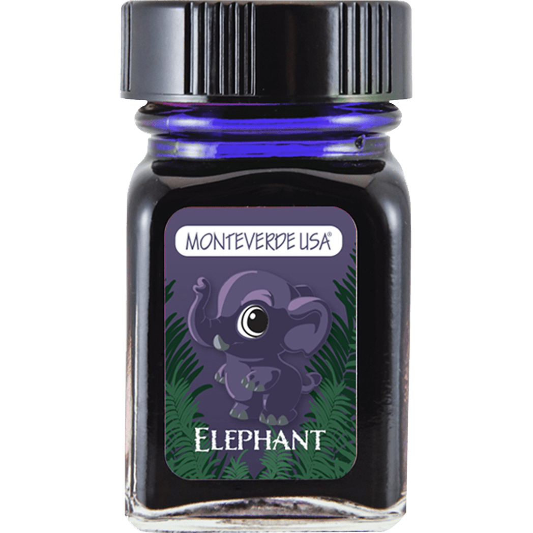 Monteverde Ink Bottle - Jungle Elephant (Purple) - 30 ml - Pen Boutique Ltd
