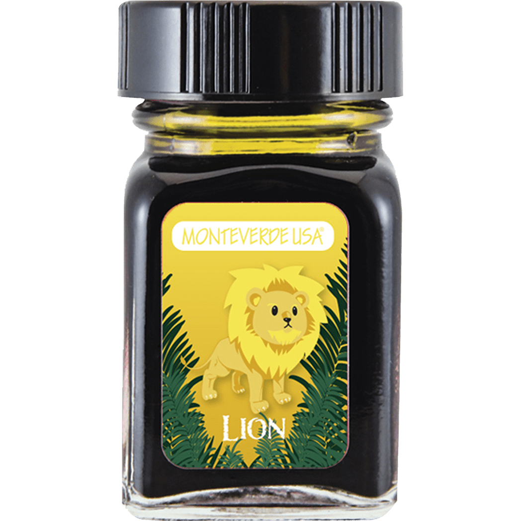 Monteverde Ink Bottle - Jungle Lion (Yellow) - 30 ml - Pen Boutique Ltd