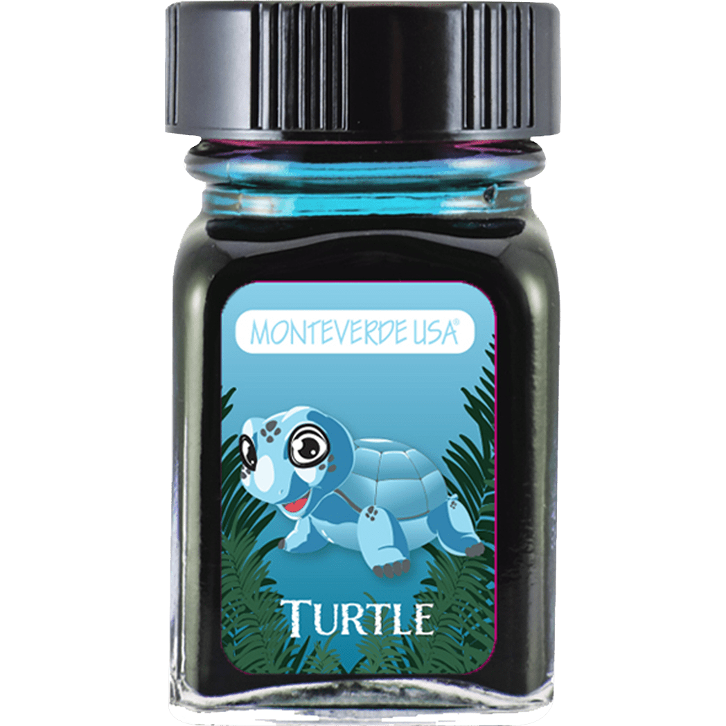 Monteverde Ink Bottle - Jungle Turtle (Turquoise) - 30 ml - Pen Boutique Ltd