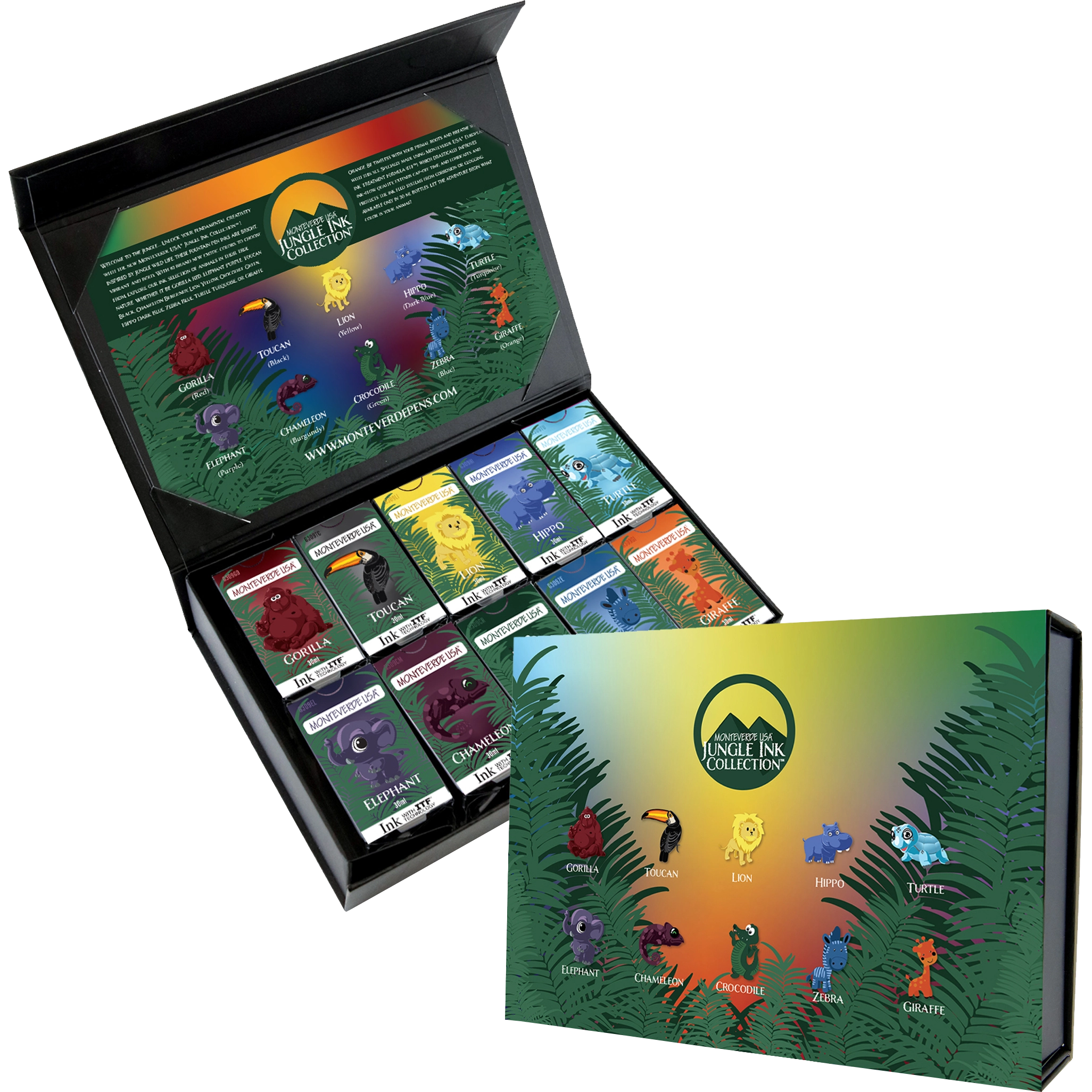 Monteverde Ink Set - Jungle Adventure - Pen Boutique Ltd