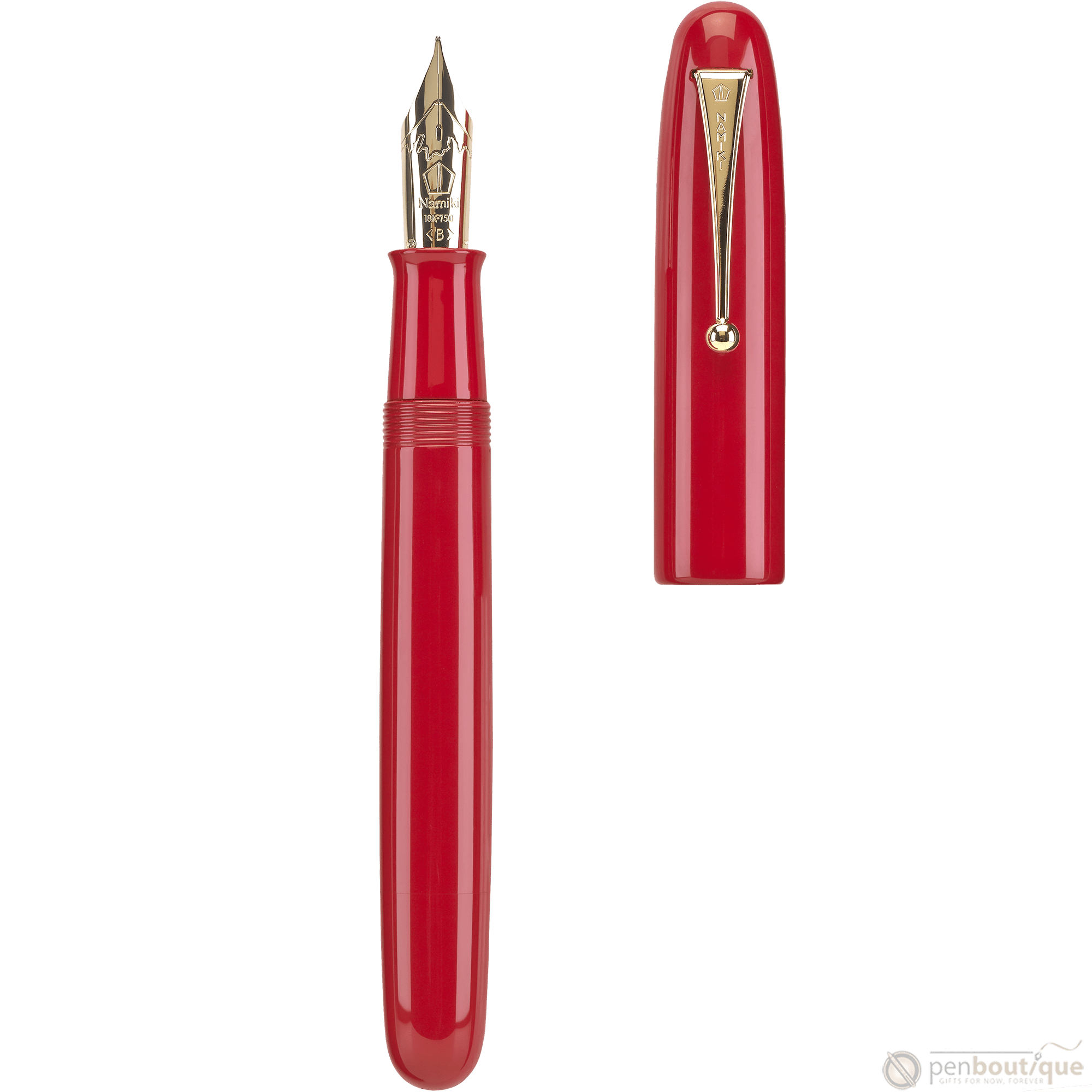 Namiki Emperor Fountain Pen - Urushi Vermillion - Pen Boutique Ltd