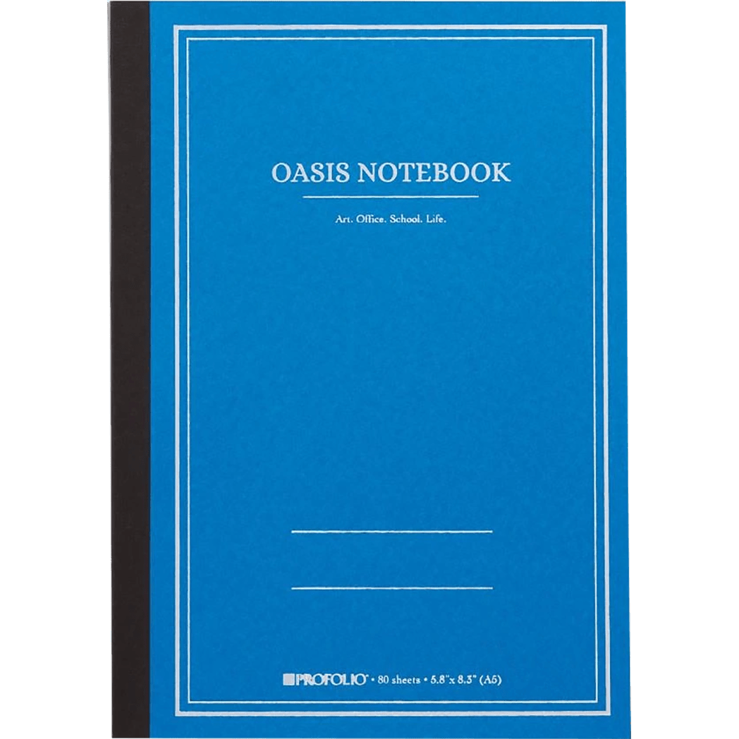 Oasis ProFolio Notebook - Sky Blue - Medium - Pen Boutique Ltd