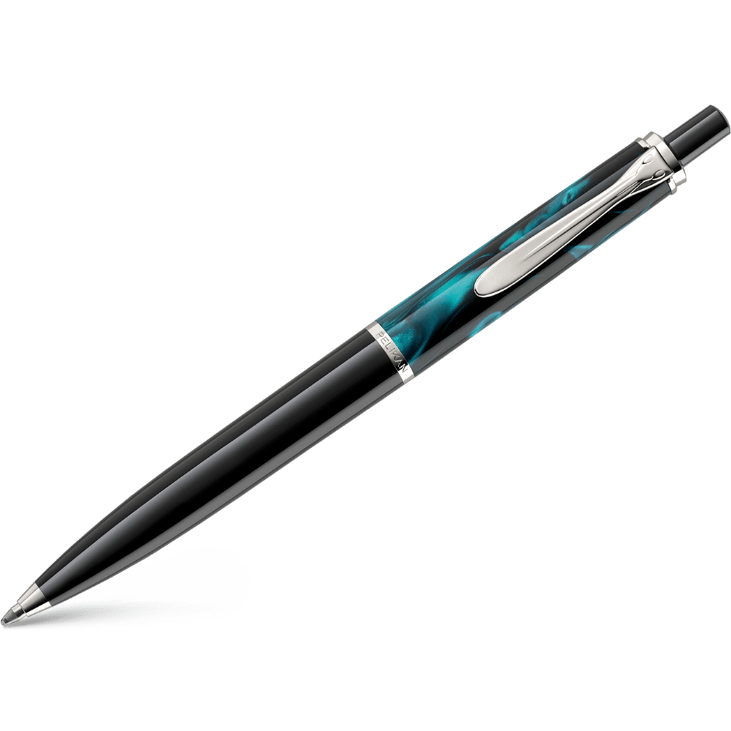 Pelikan Classic Ballpoint Pen - K205 Petrol - Marbled (Special Edition) - Pen Boutique Ltd