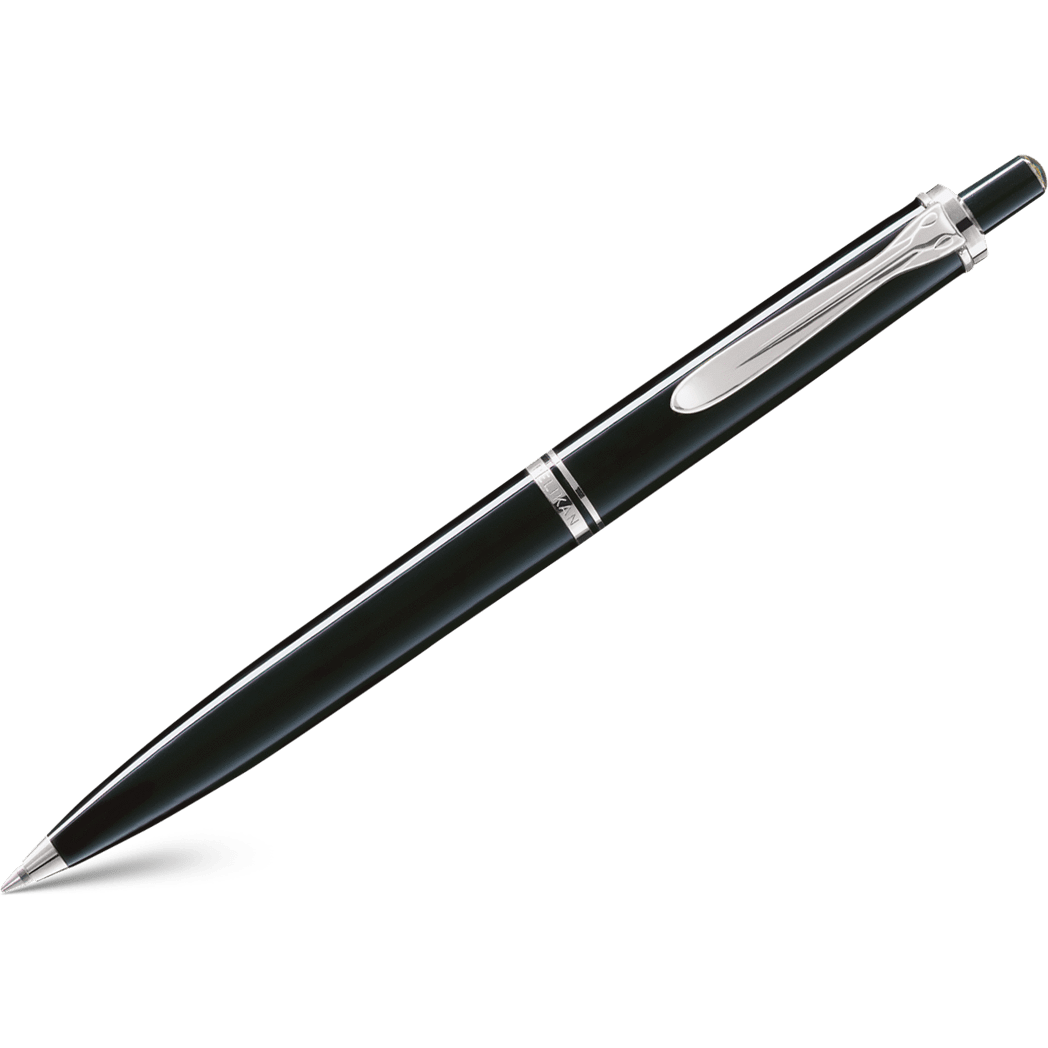 Pelikan Souveran Ballpoint Pen - K405 Black/Silver - Pen Boutique Ltd