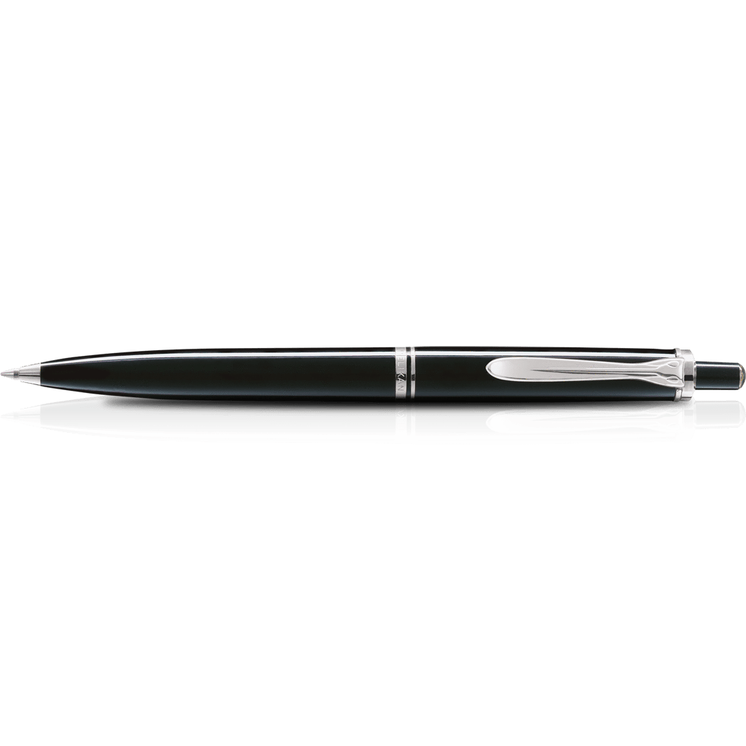 Pelikan Souveran Ballpoint Pen - K405 Black/Silver - Pen Boutique Ltd