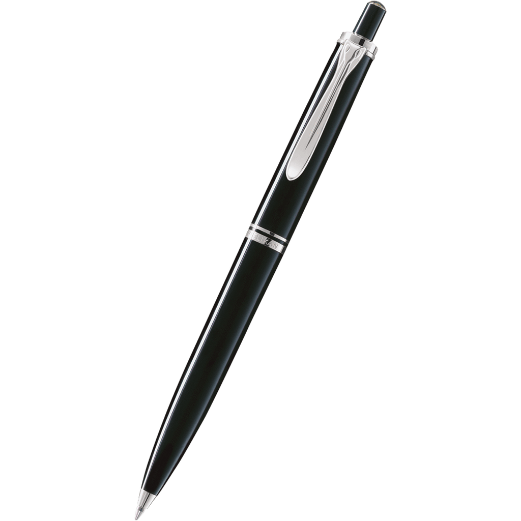 Pelikan Souveran Ballpoint Pen - K405 Black/Silver - Pen Boutique Ltd