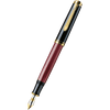 Pelikan Souveran Fountain Pen - M400 Black/Red - Pen Boutique Ltd