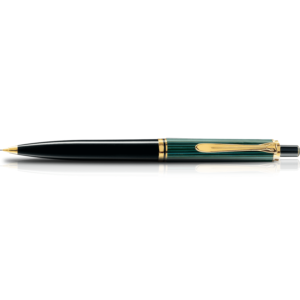 Pelikan Souveran Pencil - D400 Black/Green-Pen Boutique Ltd