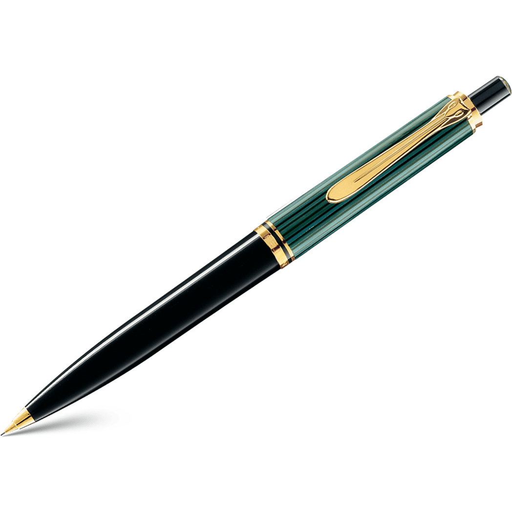 Pelikan Souveran Pencil - D400 Black/Green-Pen Boutique Ltd