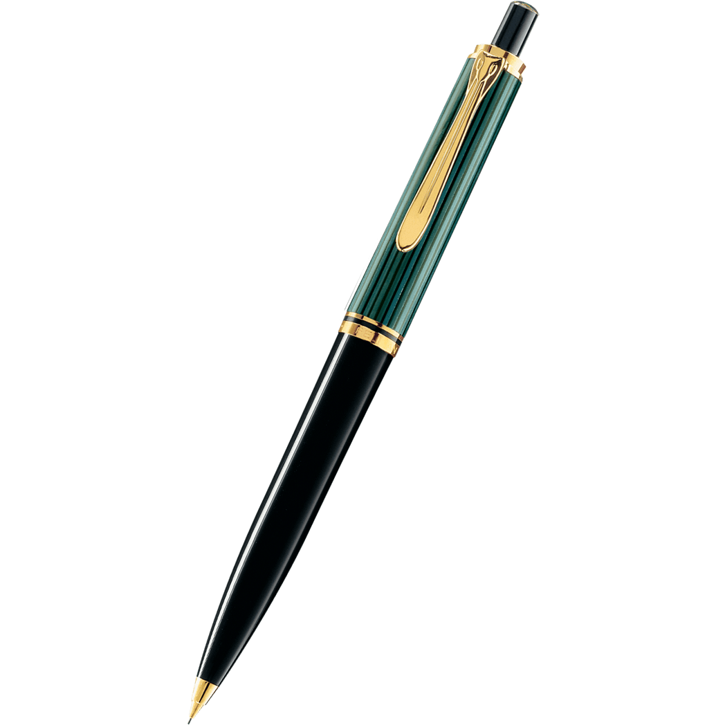 Pelikan Souveran Pencil - D400 Black/Green-Pen Boutique Ltd