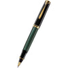 Pelikan Souveran Rollerball Pen - R400 Black/Green - Pen Boutique Ltd