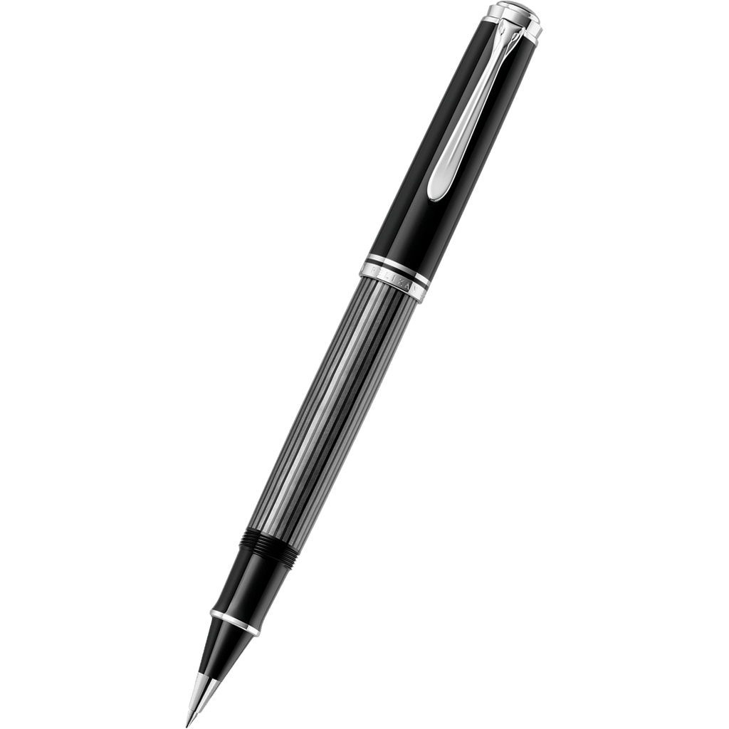 Pelikan Souveran Rollerball Pen - R405 Stresemann Anthracite Stripe - Pen Boutique Ltd