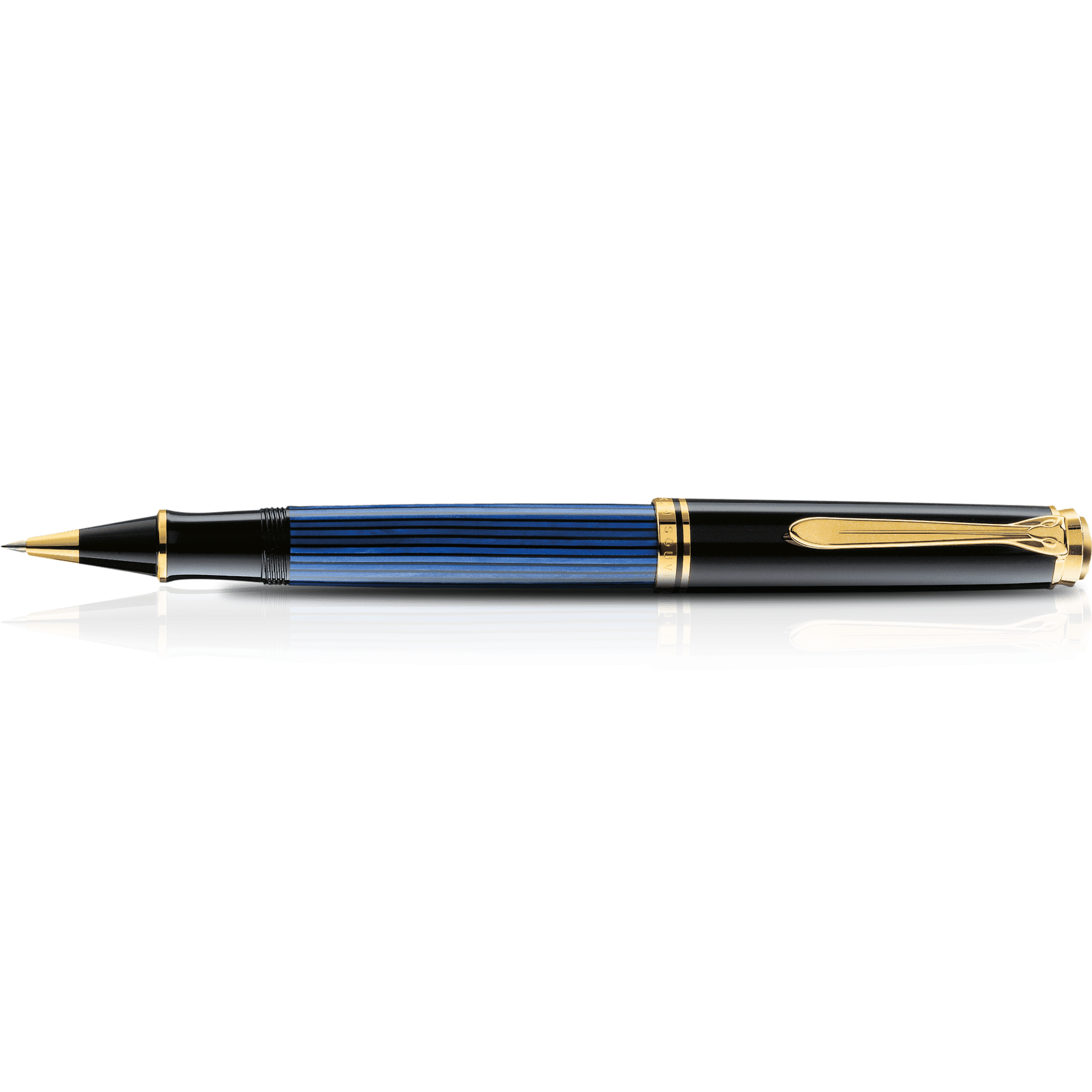 Pelikan Souveran Rollerball Pen - R600 Black/Blue - Pen Boutique Ltd