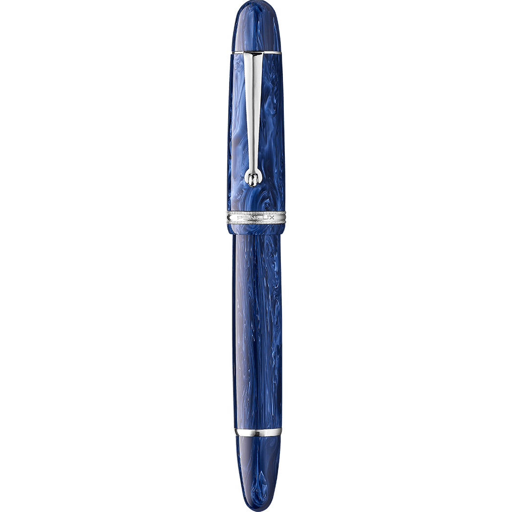 Penlux Masterpiece Grande Fountain Pen - Sky Blue Wave (North America Exclusive) - Pen Boutique Ltd