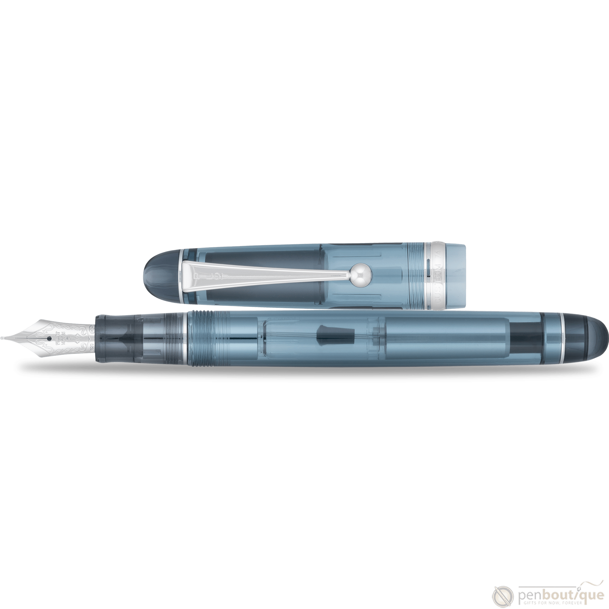 Pilot Custom 74 Fountain Pen - Blue Stone - Pen Boutique Ltd