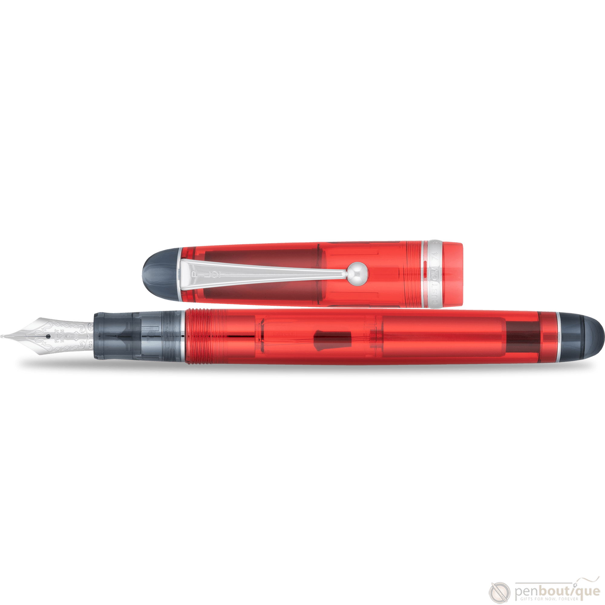 Pilot Custom 74 Fountain Pen - Grenadine - Pen Boutique Ltd