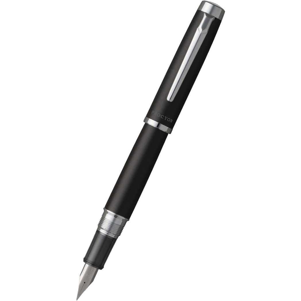 Platinum Procyon Fountain Pen - Luster Black Mist - Pen Boutique Ltd