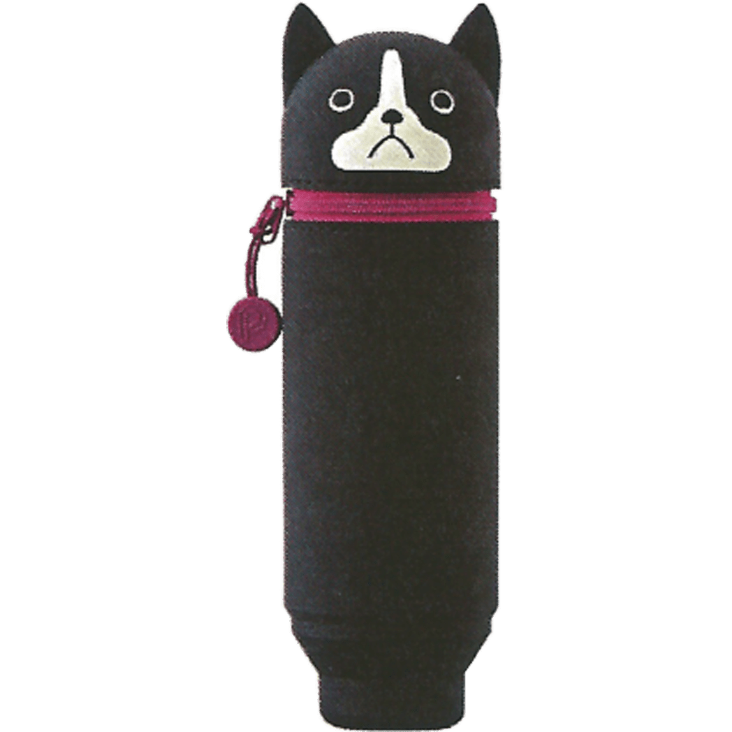 Punilabo Silicone Stand Up Pen Cases - Boston Terrier - Pen Boutique Ltd
