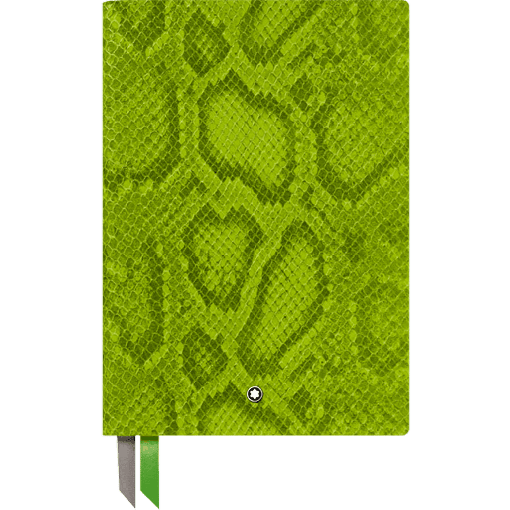 Montblanc Notebook - 146 Python Print Green - Lined - Pen Boutique Ltd