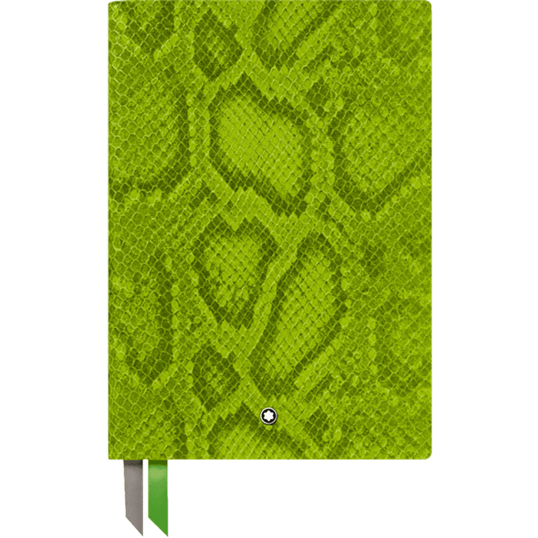 Montblanc Notebook - 146 Python Print Green - Lined - Pen Boutique Ltd