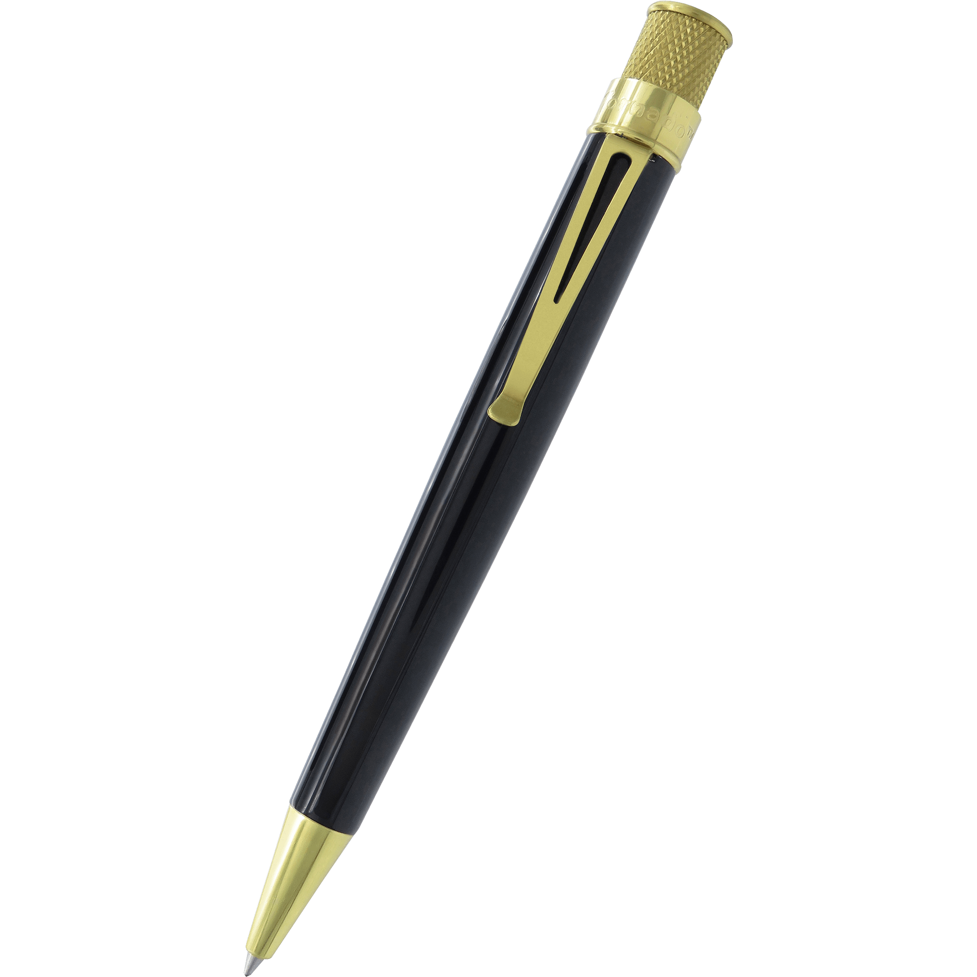 Retro 51 Tornado Classic Lacquer Rollerball Pen - Brass Trim - Pen Boutique Ltd