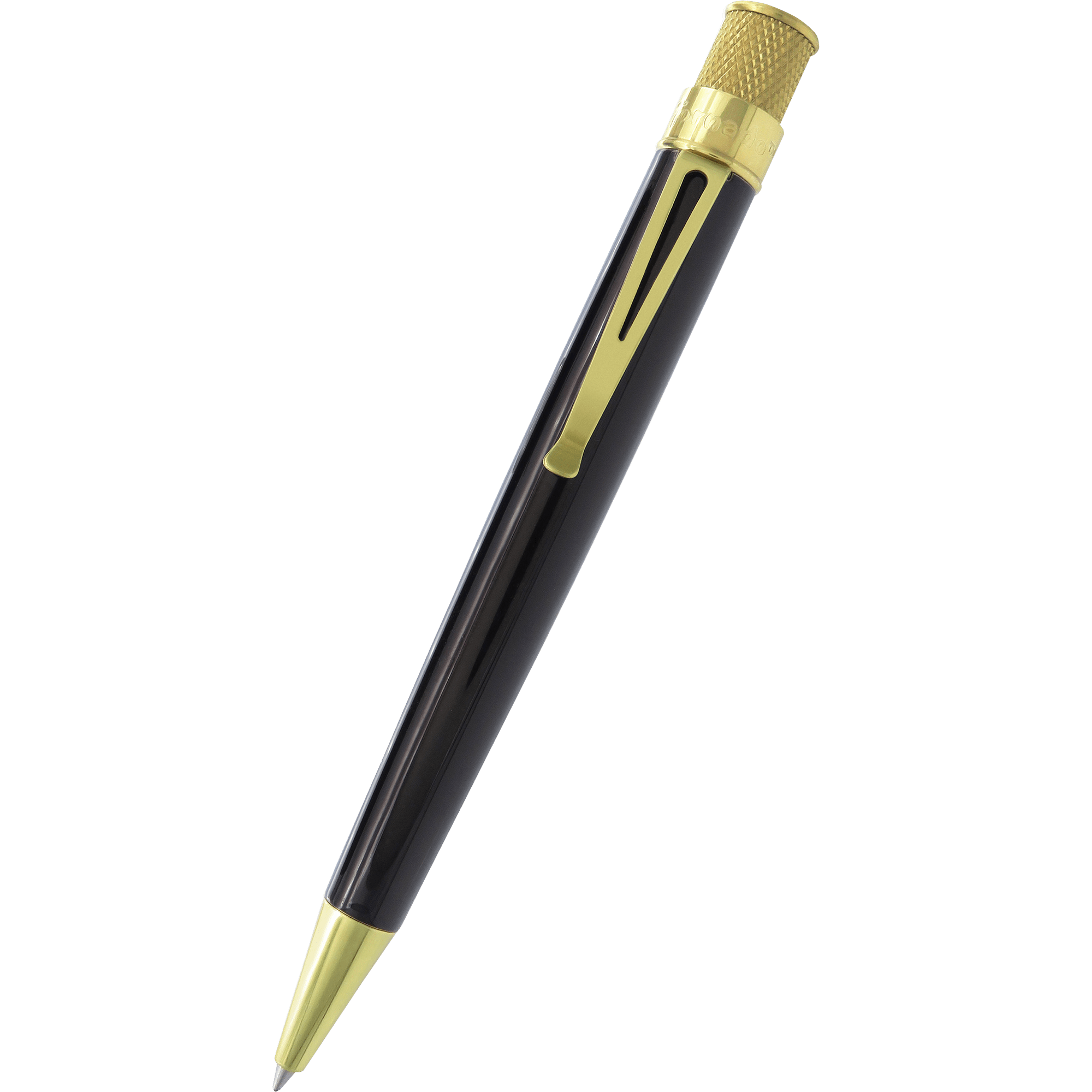 Retro 51 Tornado Classic Lacquer Rollerball Pen - Brass Trim - Pen Boutique Ltd