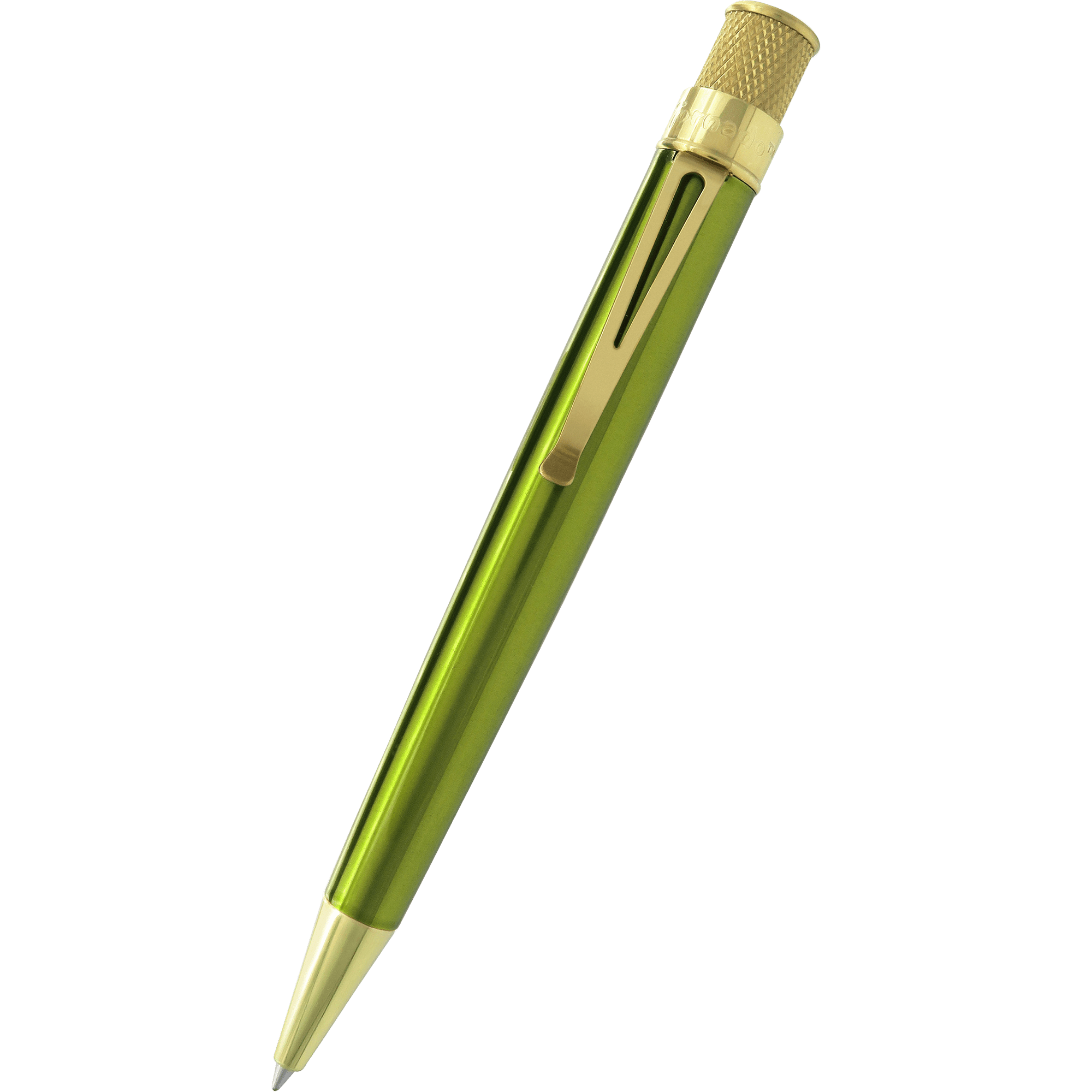 Retro 51 Tornado Classic Lacquer Rollerball Pen - Brass Trim - Pen Boutique Ltd