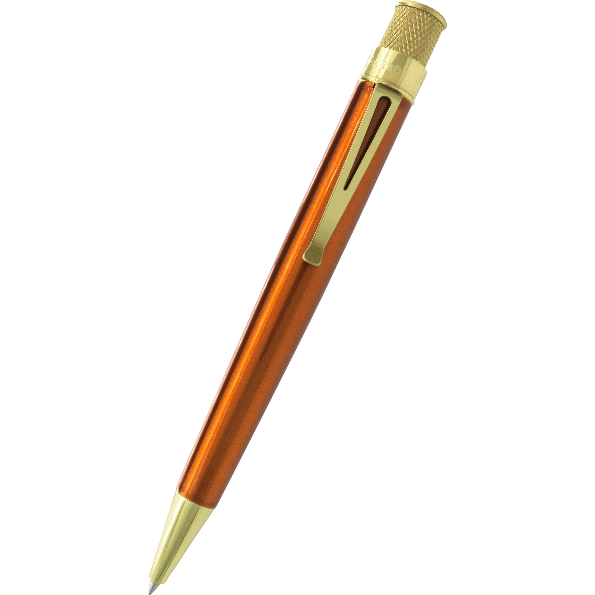 Retro 51 Tornado Classic Lacquer Rollerball Pen - Brass Trim - Pen Boutique Ltd